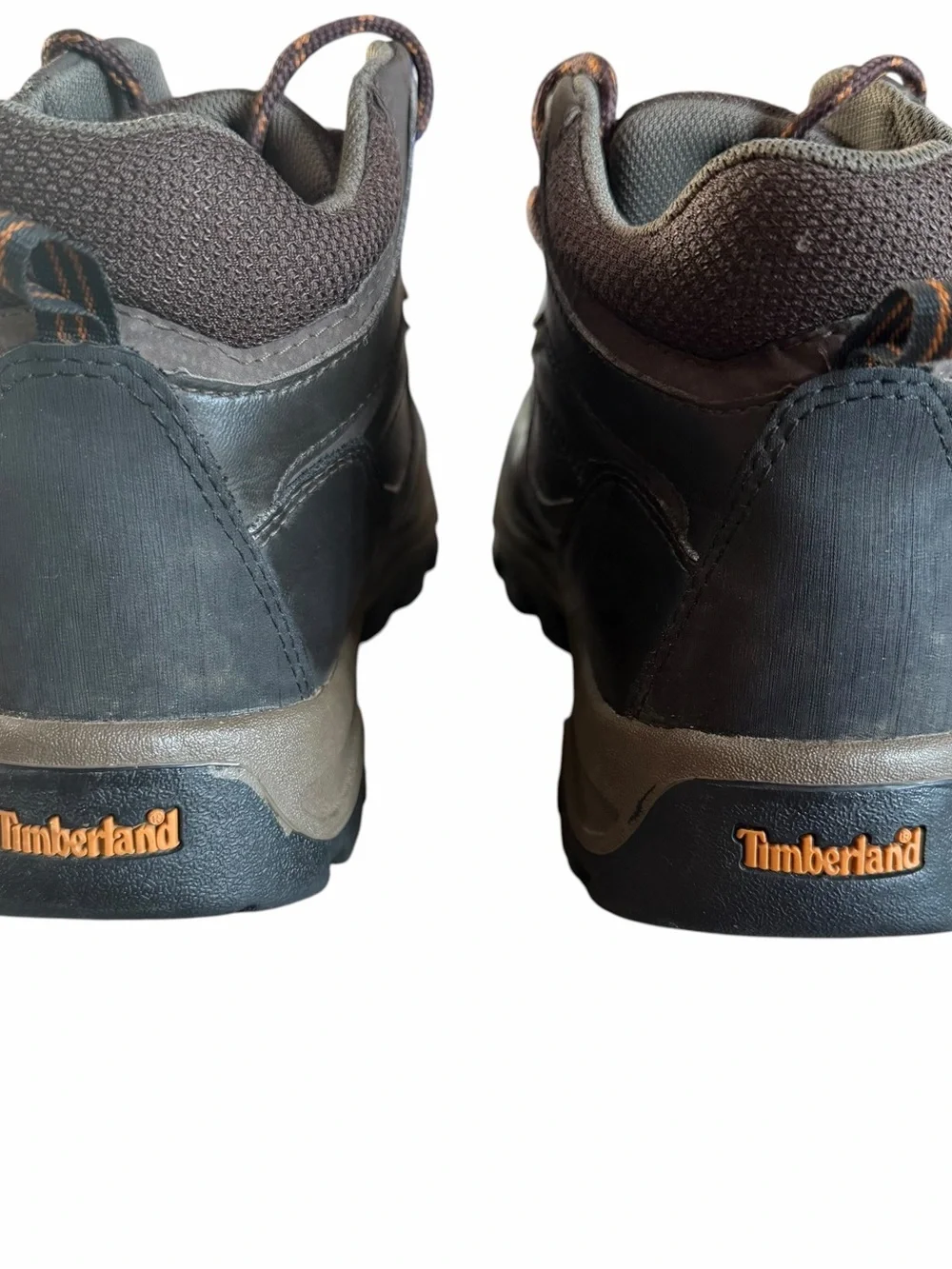 Timberland Hiking Boots Boys Size 6 Women’s 7.5/8 Brown Leather Outdoor Gorpcore